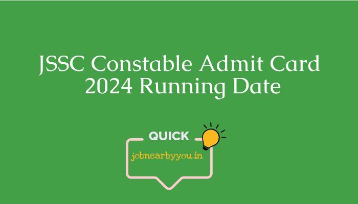 JSSC Constable Admit Card 2024